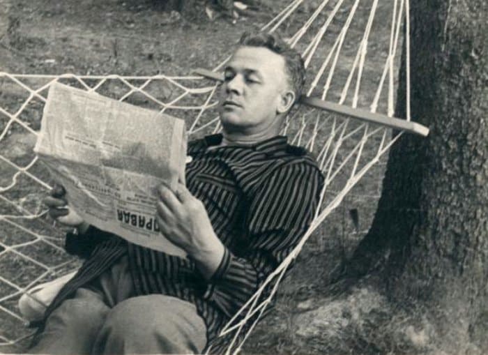 Сергей Лемешев на даче, 1940-е гг. | Фото: kino-teatr.ru