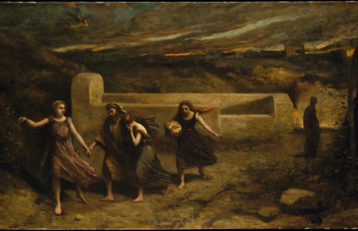 Камиль Коро. Разрушение Содома, 1857