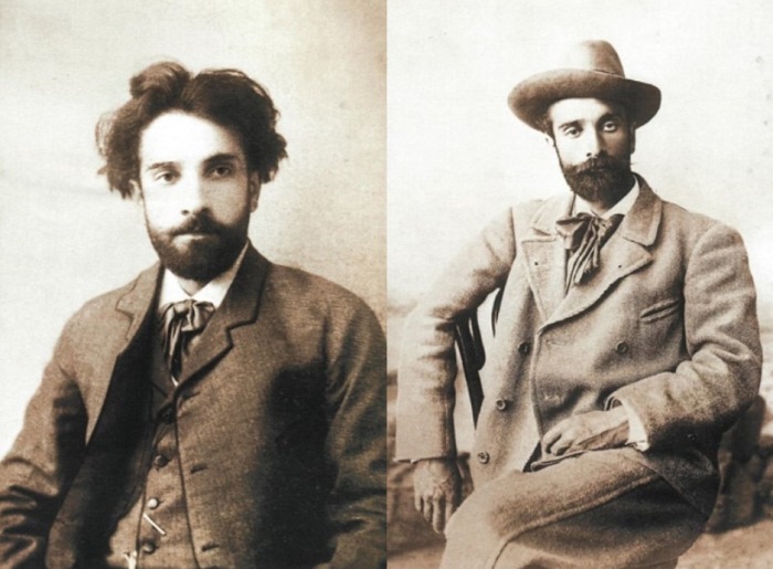 Слева – И. Левитан, фото 1884 г. Справа – И. Левитан, фото 1890 г. | Фото: persones.ru