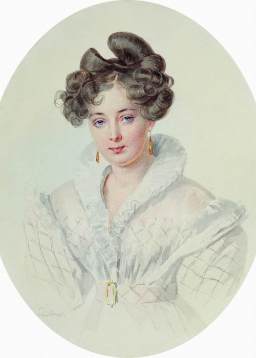 П. Ф. Соколов. Портрет С. А. Урусовой (предположительно), 1827-1828 | Фото: gallery.ru