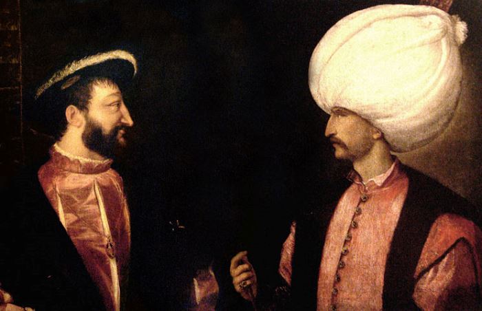 Франциск I и султан Сулейман | Фото: liveinternet.ru