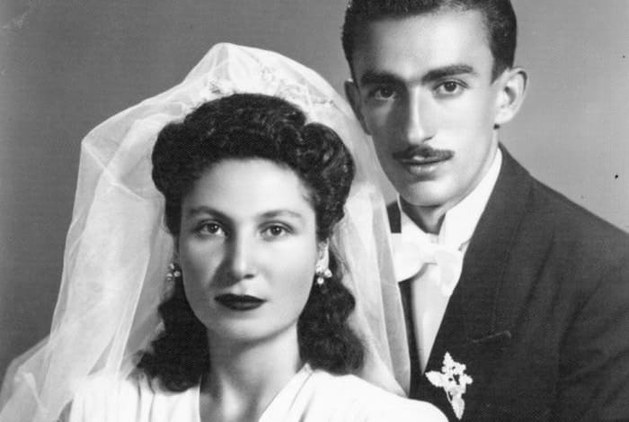 Гоар и Геворк Вартаняны в день свадьбы, 1946 | Фото: lenta.ru