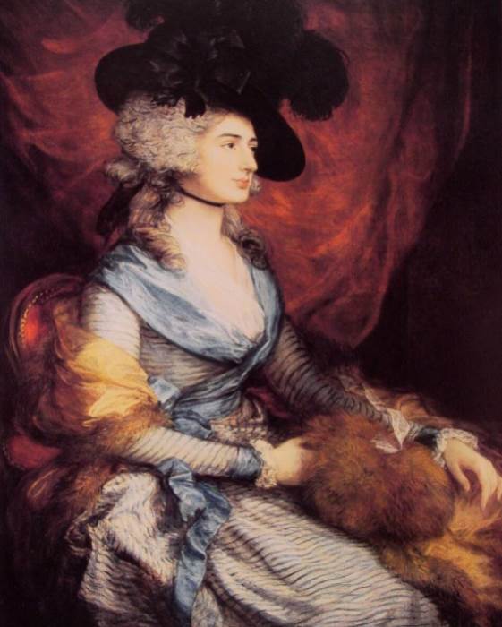 Томас Гейнсборо. Портрет актрисы Сары Сиддонс, 1785