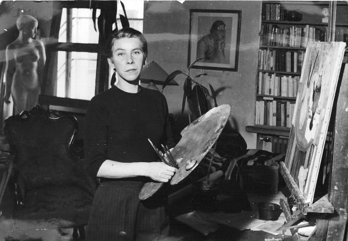 Туве Янссон в мастерской, 1956 | Фото: daily.afisha.ru
