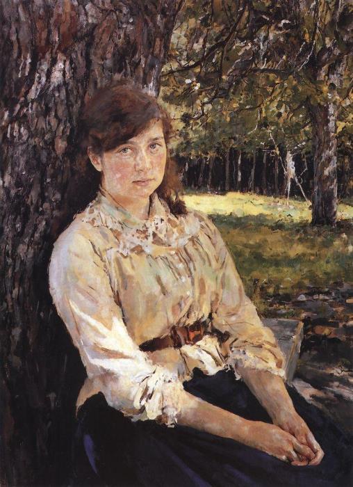 Валентин Серов. Девушка, освещенная солнцем, 1888
