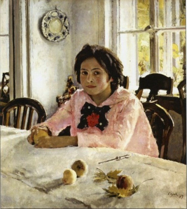 Валентин Серов. Девочка с персиками, 1887