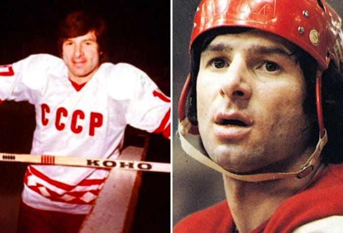 Один из лучших хоккеистов мира Валерий Харламов | Фото: 24smi.org и uznayvse.ru