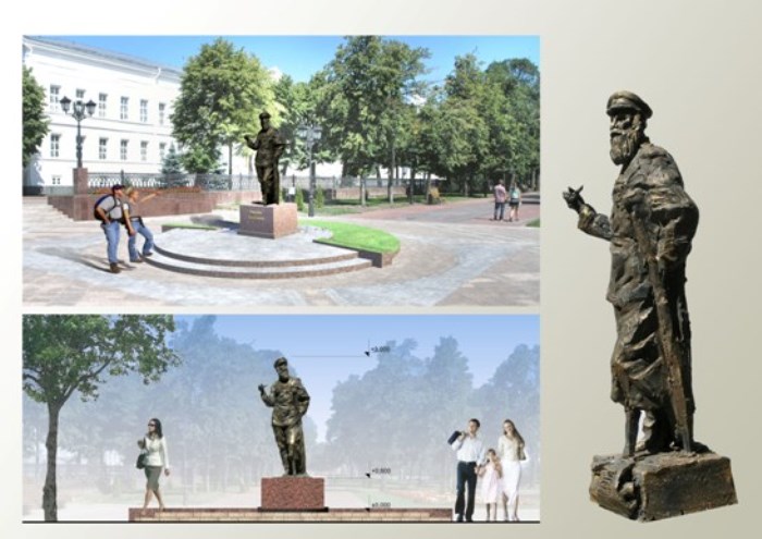 Проект памятника В. Кочеткову в Ульяновске | Фото: ulpressa.ru