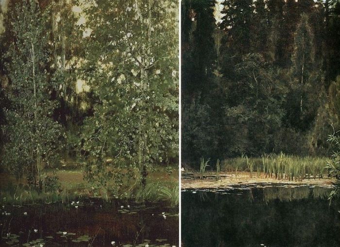 Виктор Васнецов. Пруд в Ахтырке. Аленушкин пруд, 1880
