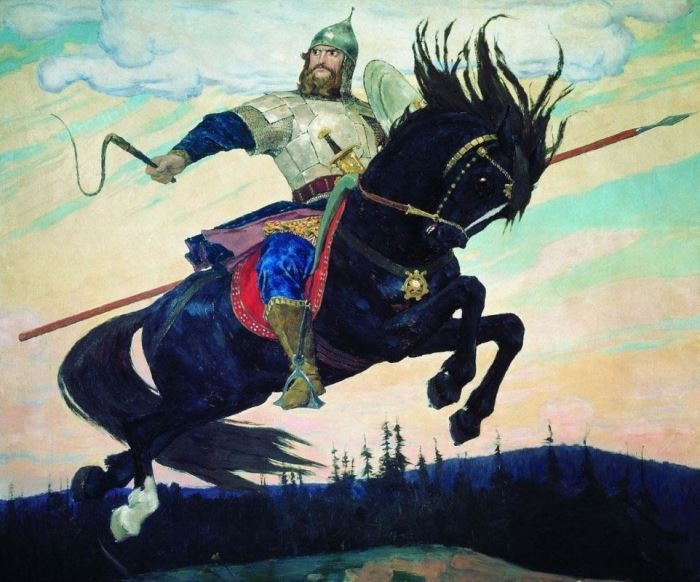 В. Васнецов. Богатырский скок, 1914 | Фото: artchive.ru