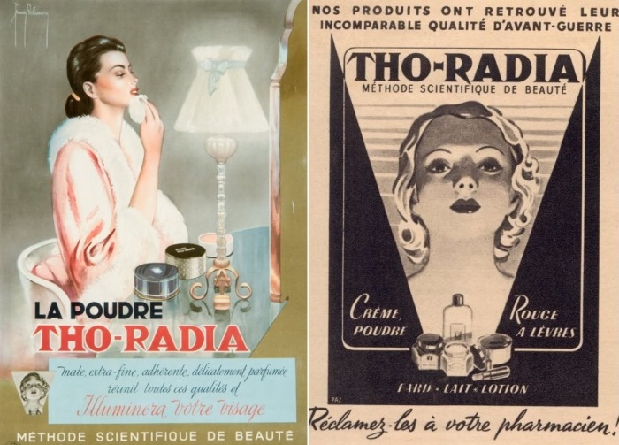 Радиоактивная косметика бренда *Tho-Radia*