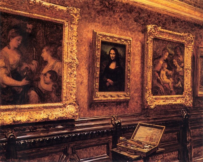Луи Беру. *Мона Лиза* в Лувре | Фото: gallerix.ru