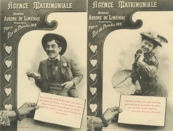 Объявления французского брачного агентства | Фото: diletant.media