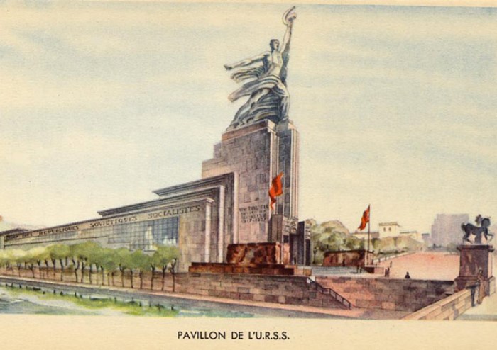 Советский павильон на выставке в Париже, 1937 | Фото: yustas.com