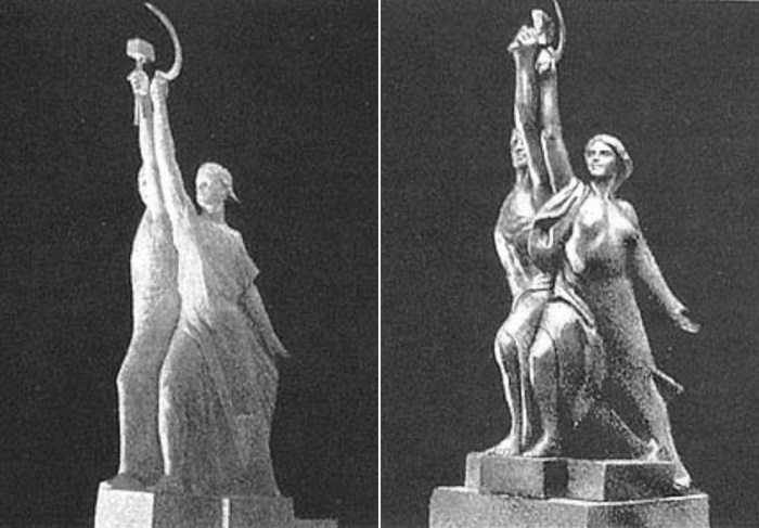 Проекты скульптуры В. Андреева и М. Манизера | Фото: vivovoco.ibmh.msk.su