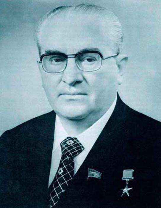 Юрий Владимирович Андропов, генеральный секретарь ЦК КПСС, 1982–1984 гг.