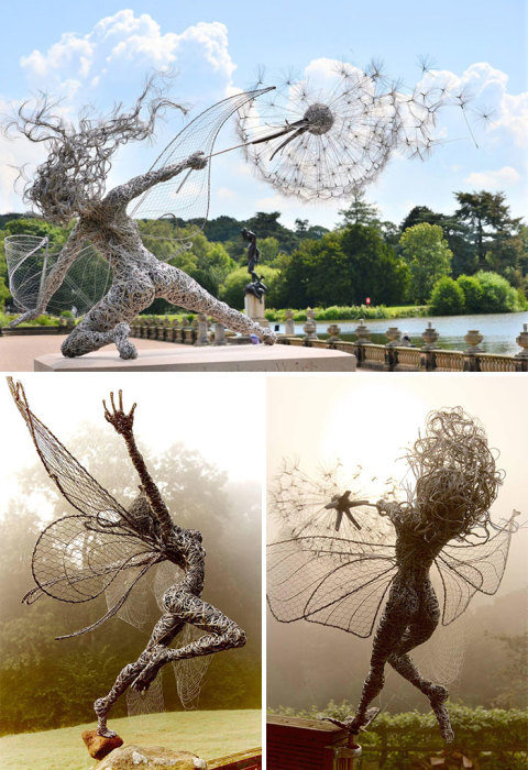 Удивительные проволочные феи скульптора Робина Уайта.