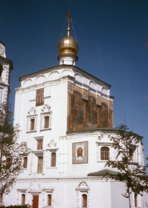 Спасская церковь, являющаяся единственным сооружением Иркутского кремля, которое дошло до наших дней.