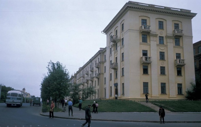 Студенческое общежитие. СССР, Хабаровск, 1964 год.
