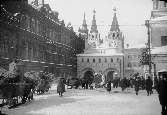 Воскресеенские ворота Китай-города. СССР, Москва, 1929 год. 