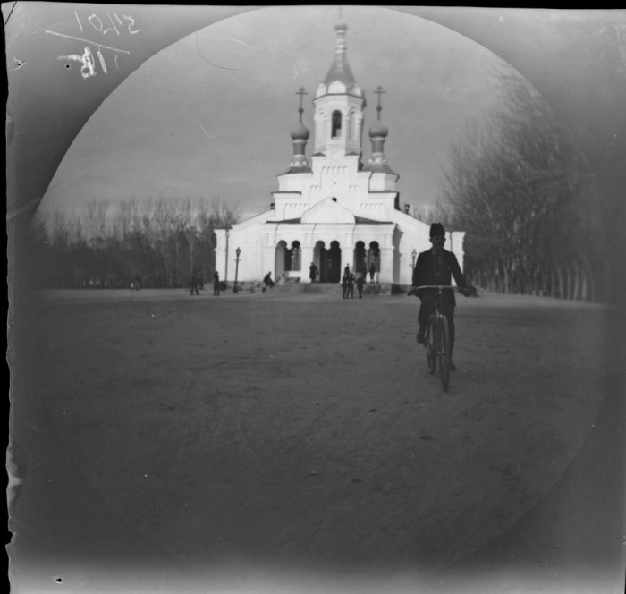 Православная церковь в русском квартале города Самарканд. 