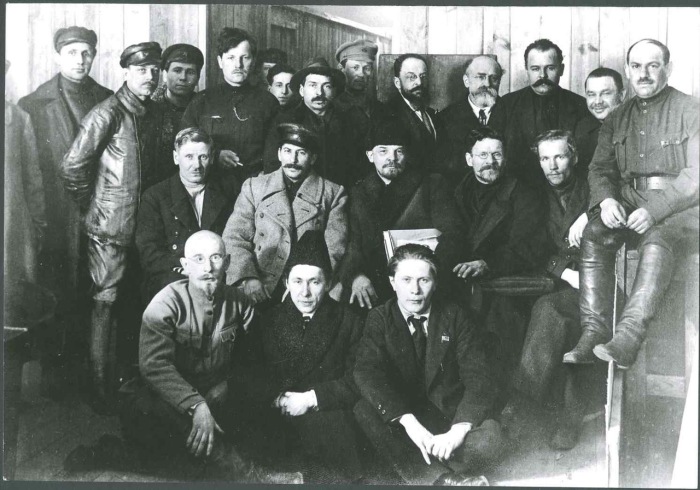 Групповой портрет верхушки Советской власти. 1919 год. 