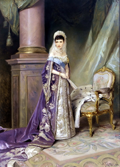 Портрет императрицы Марии Фёдоровны в 1912 году.