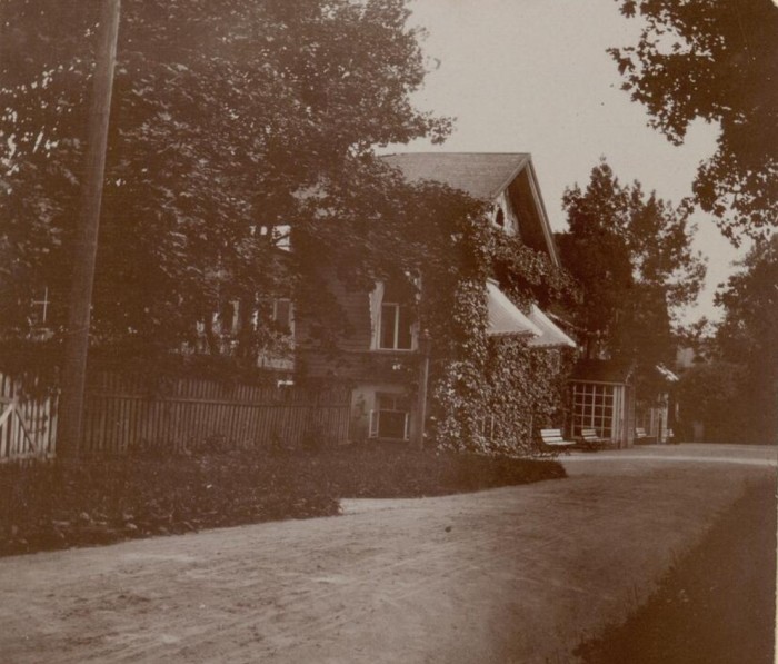 Основная подъездная дорога к поместью. Россия, село Талашкино, 1909 год.