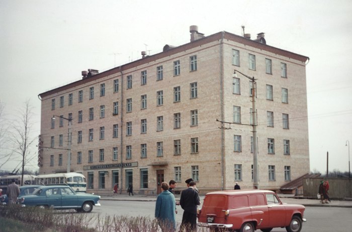 Малая Ботаническая улица в 1962 году. СССР, Москва.