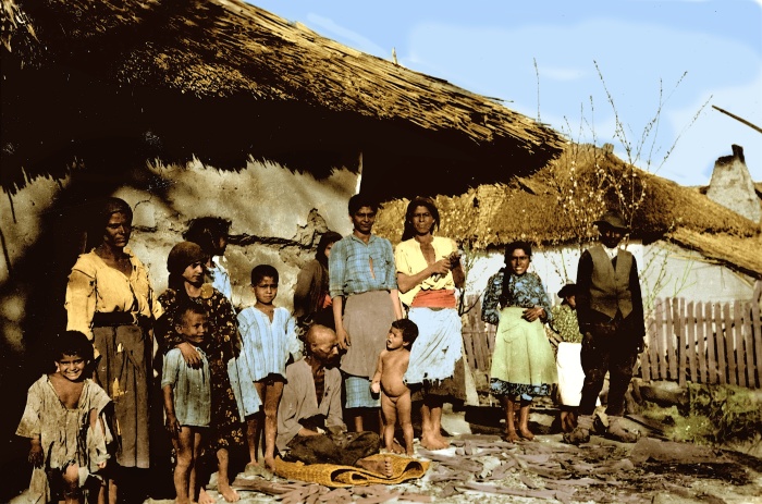 Роми, проживающие на территории Украины в 1941 году.