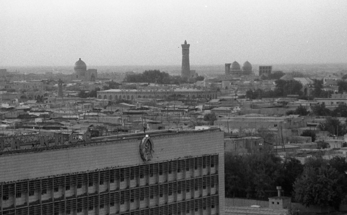 Панорама города. СССР, Узбекистан, Бухара, 1984 год.