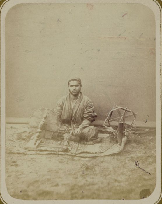 Мотовило для размотки пряжи. Ташкентский способ. Средняя Азия, конец XIX века.