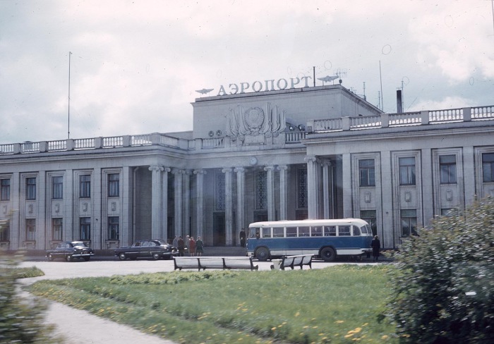 Международный аэропорт Шоссейная. СССР, Ленинград, 1959 год.