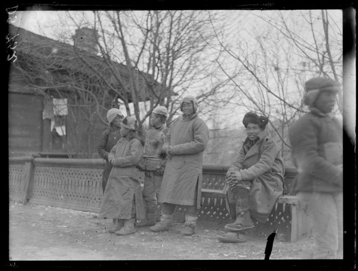 Китайские типы населения. Маньчжурия, апрель, 1919 года. 