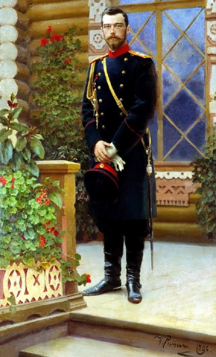 Портрет императора Николая II в 1896 году.