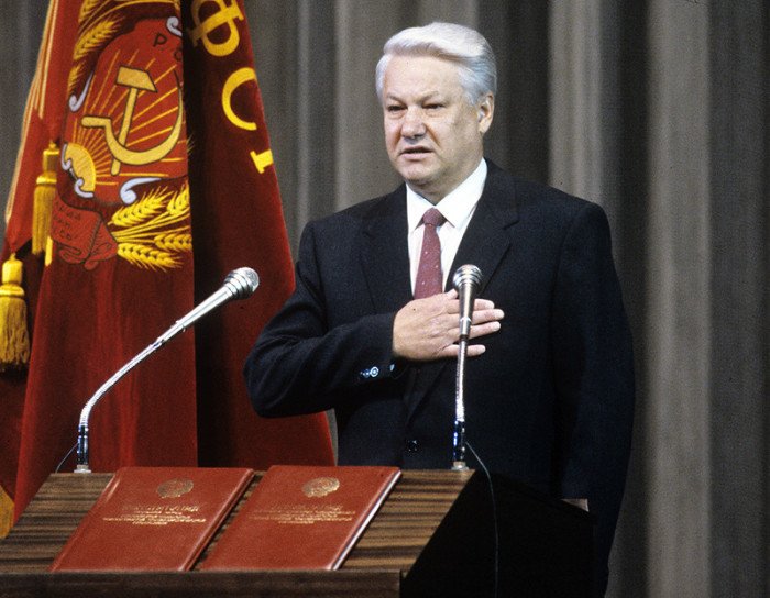 Сенсационное выступление Бориса Ельцина.