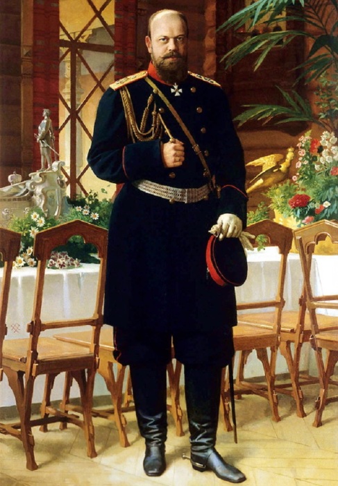 Портрет император Всероссийского Александра III.
