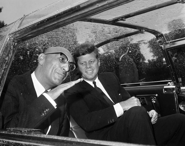 Король Афганистана Мохаммад Захир-Шах и президент США Джон Кеннеди.