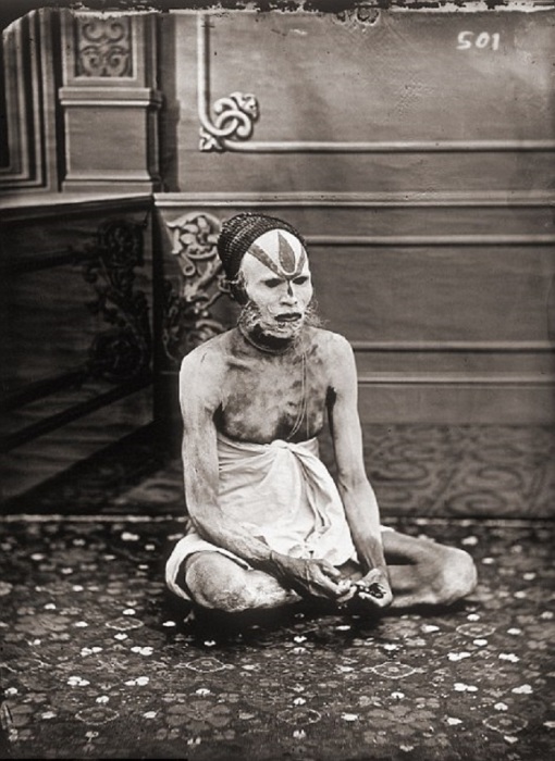 Портрет факира. Джайпур, примерно 1857 год. 