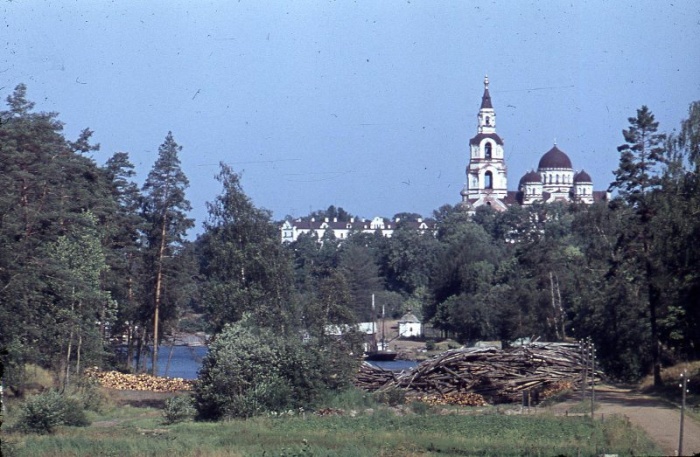 Валаамский Спасо-Преображенский монастырь в 1967 году.