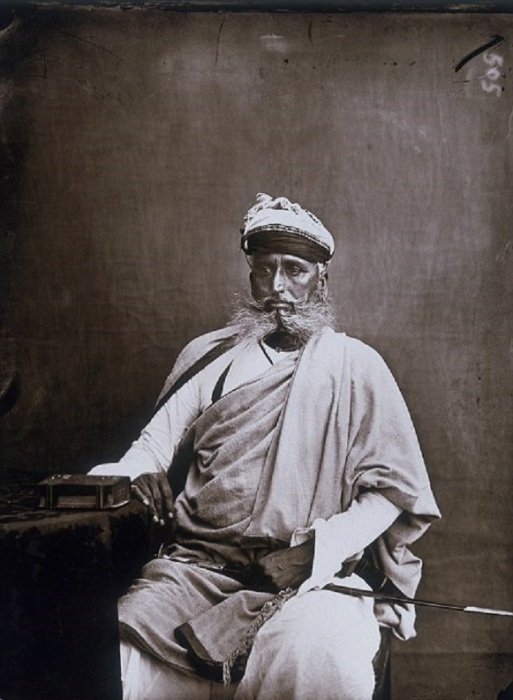 Один из министров махараджи. Джайпур, примерно 1857 год.