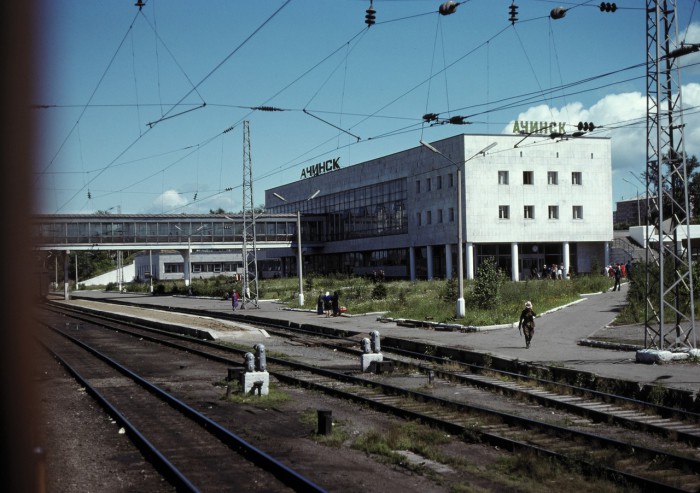 Новая железнодорожная станция в Ачинске.