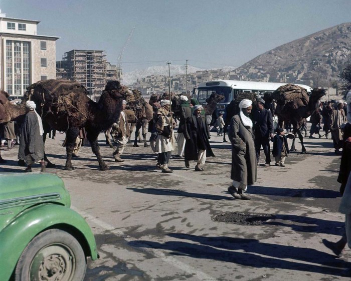Уличная сцена в Кабуле, ноябрь 1961 года.