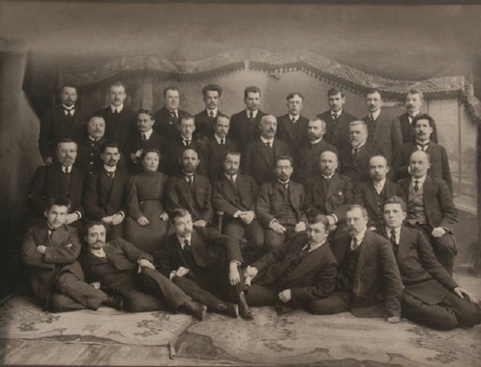 Участники агрономического совещания в Могилеве в феврале 1914 года.