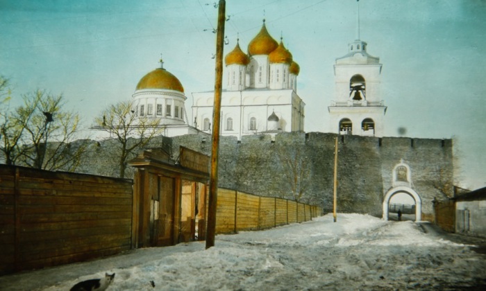 Православная церковь в Пскове.