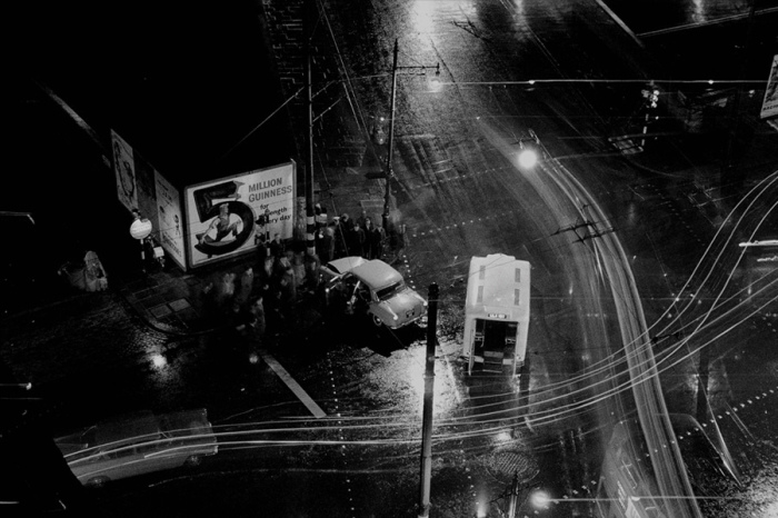 Авария ночью. Лондон, Кларкенуэлл, 1959 год.