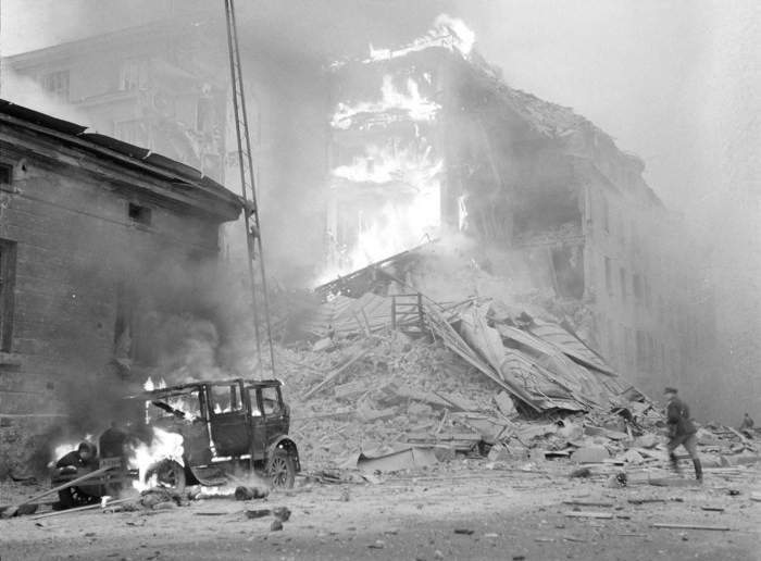Бомбардировка Хельсинки советскими самолетами, 30 ноября 1939. 