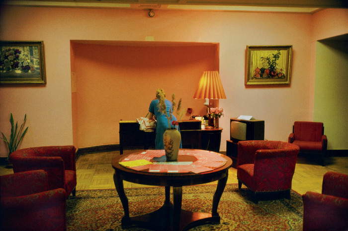Гостиница обладает самым большим и разнообразным номерным фондом среди пятизвёздочных отелей Москвы. СССР, Москва, 1989 год. Автор фотографии: Harry Gruyer.