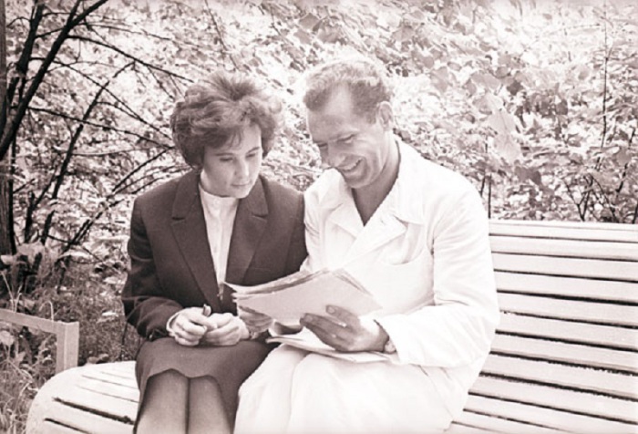 Г.С. Титов с супругой Тамарой Васильевной. 1960 год. 