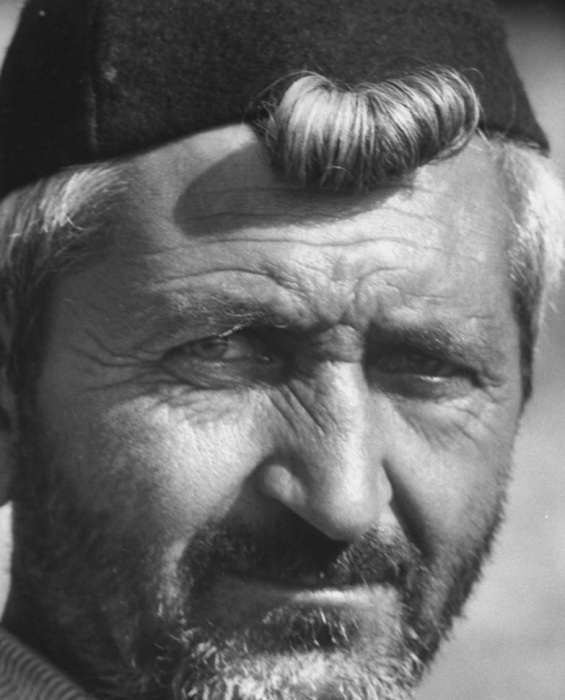 Портрет грузинского пастуха. СССР, Грузия, 1963 год.